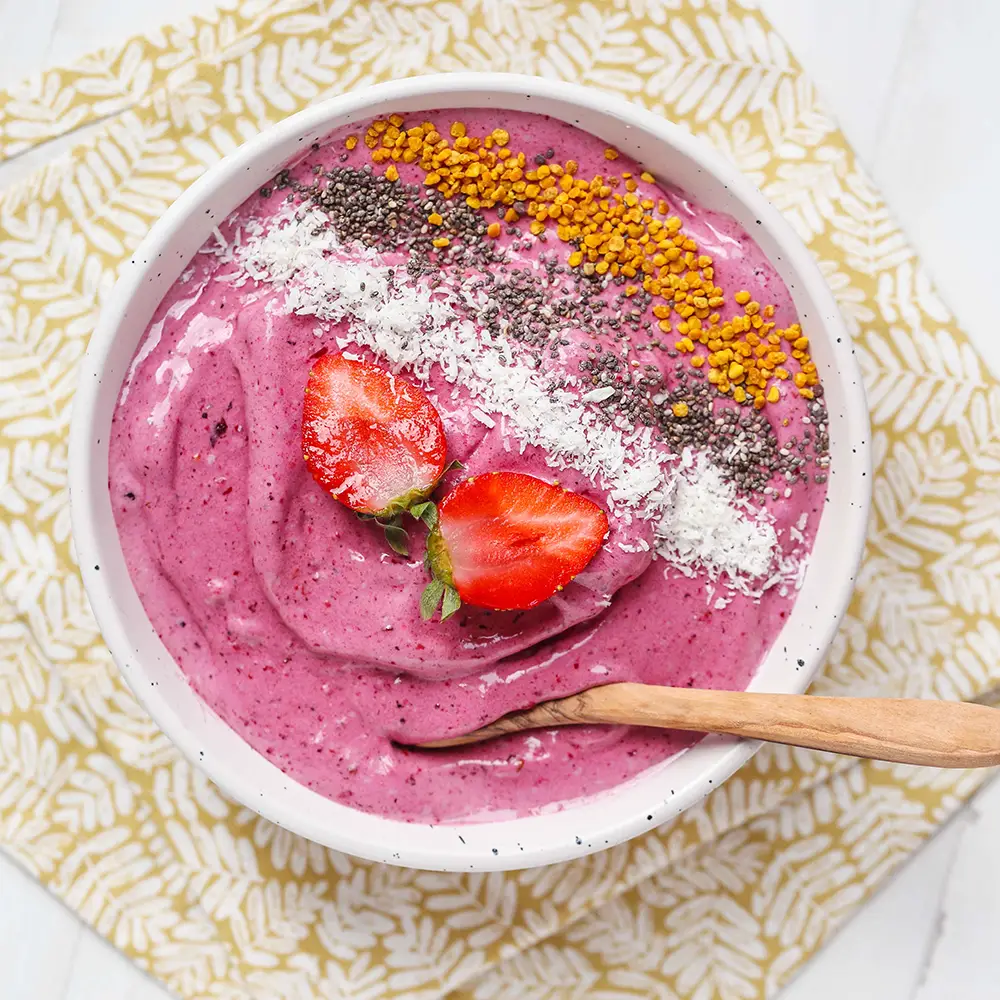 Berry Coconut Power-Packed Smoothie Bowl