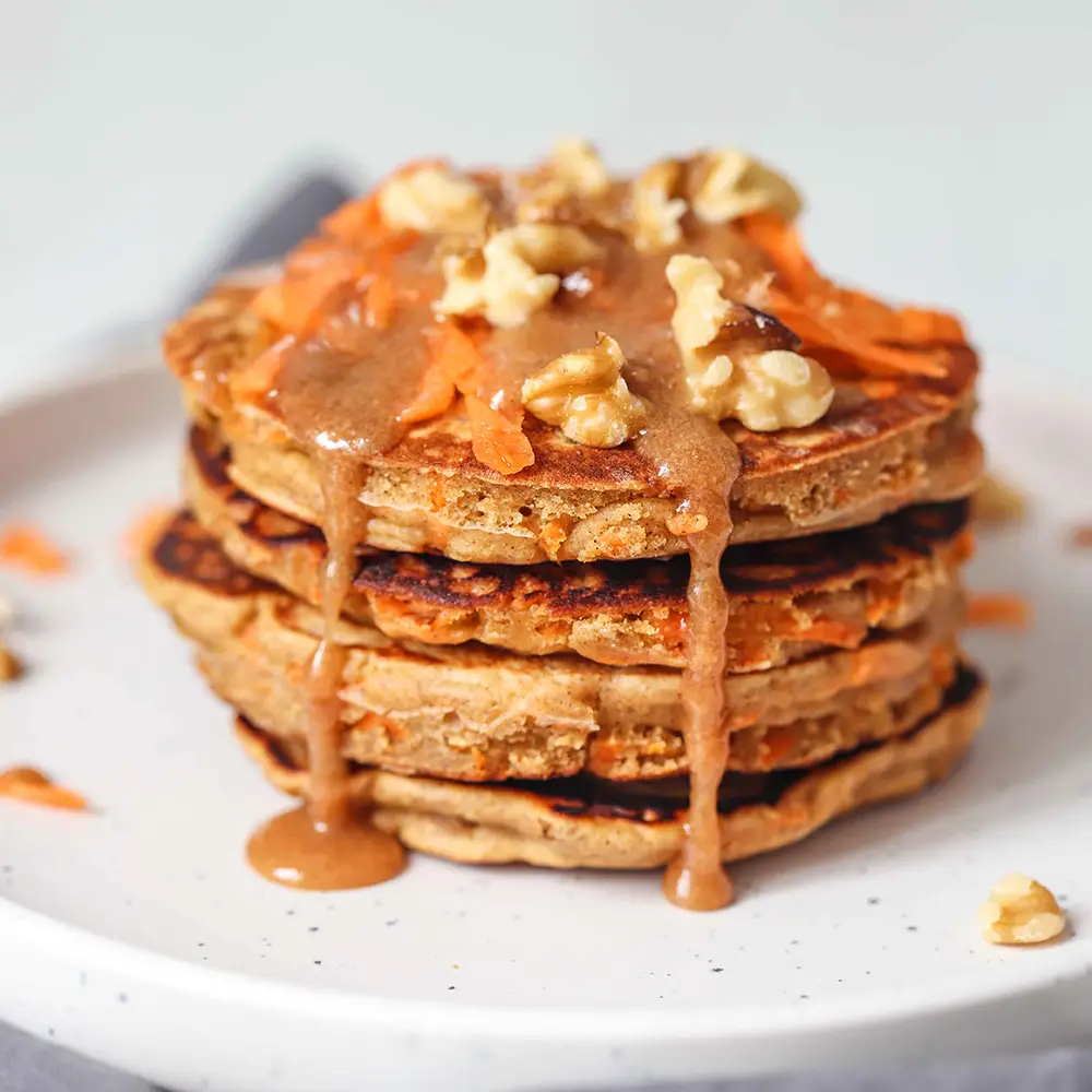 Carrot Breakfast Pancake Delight - SDA diet