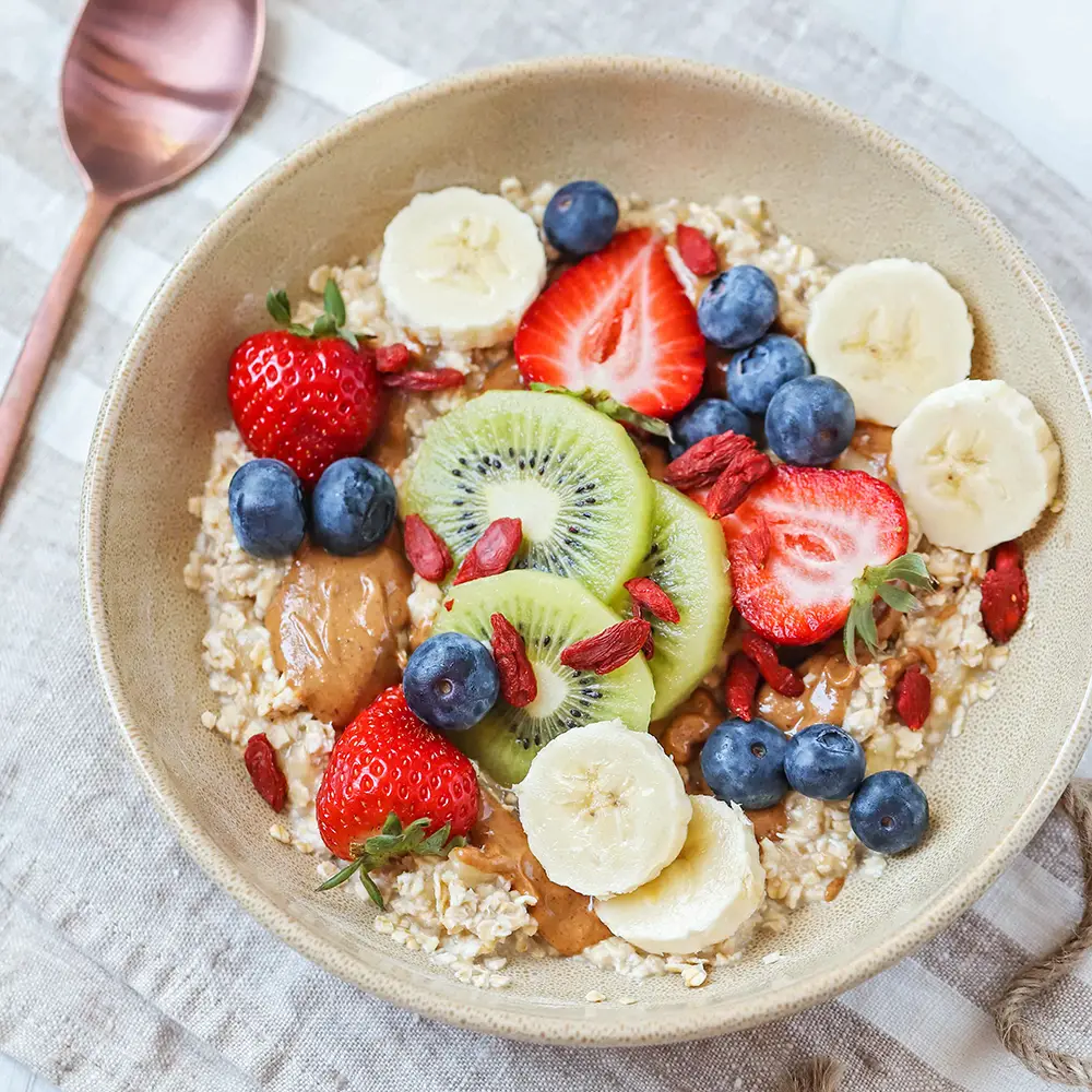 Fruit And Nut Oat Bowl - Seventh-Day Adventist Diet