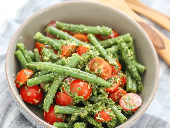 Green Bean & Tomato Salad - SDA Diet