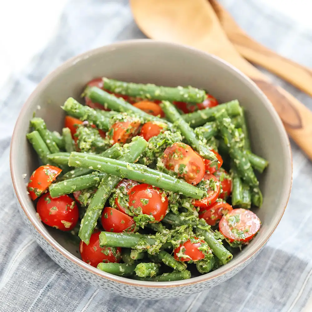 Green Bean & Tomato Salad - SDA Diet