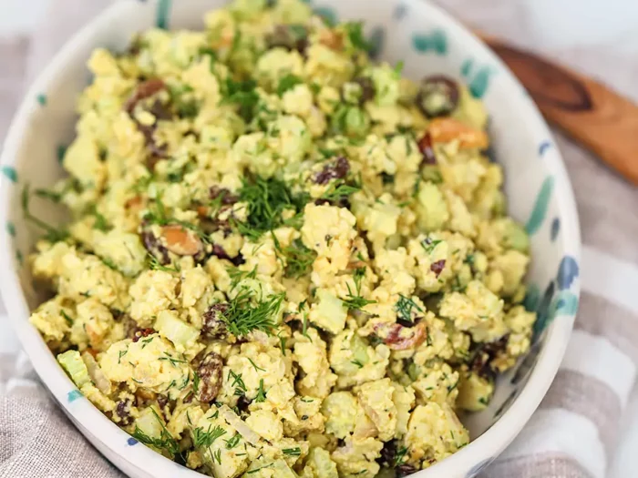 Crumbled Tofu Salad - Seventh-day Adventist Diet