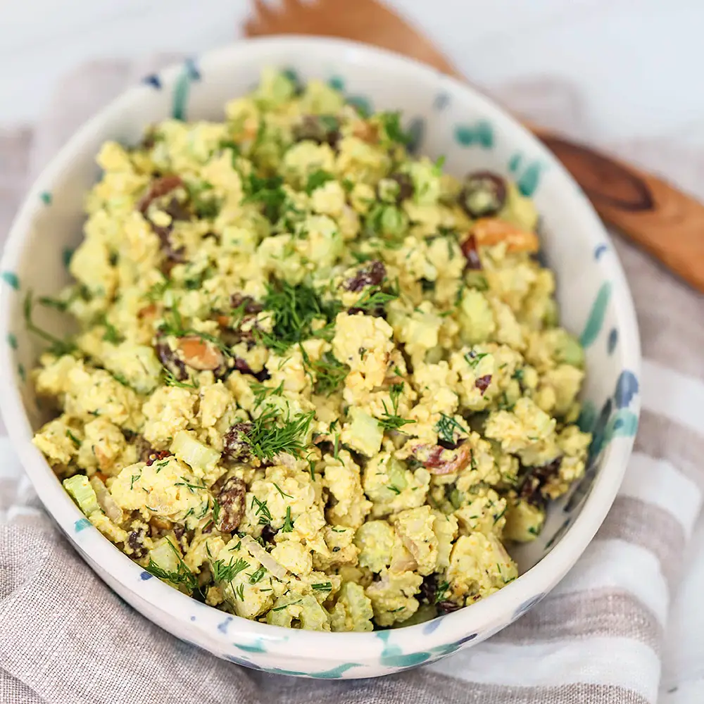 Crumbled Tofu Salad - Seventh-day Adventist Diet