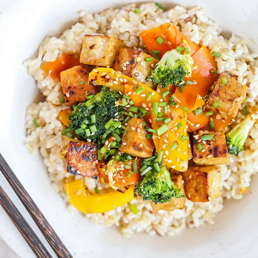 Sesame Stir-Fry Tofu - SDA diet