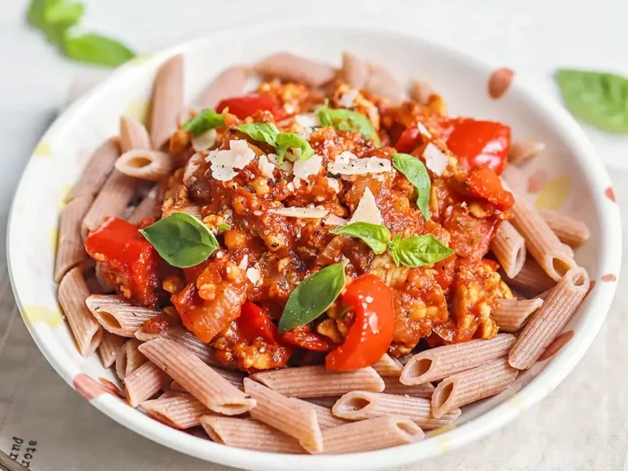 Tofu Bolognese - Seventh-day Adventist Diet