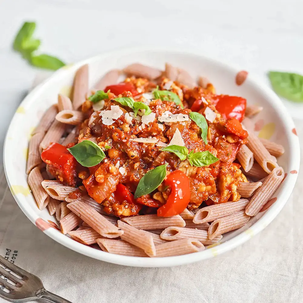 Tofu Bolognese - Seventh-day Adventist Diet